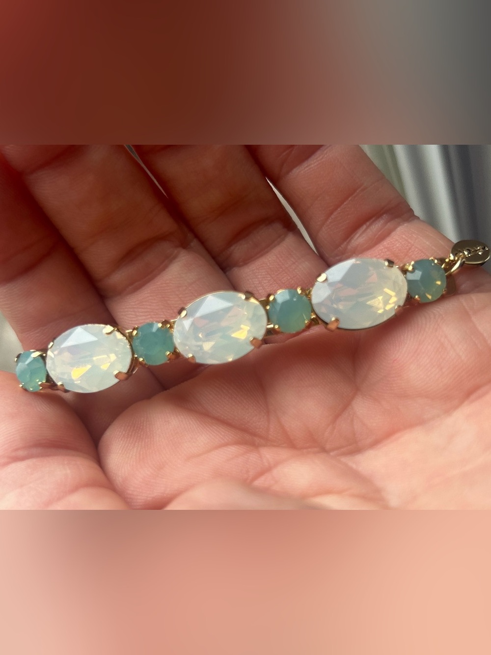 Vintage Opal *Ltd Ed* Barrette••French-Crafted••by JPClarisse✨New In Orig. Box!